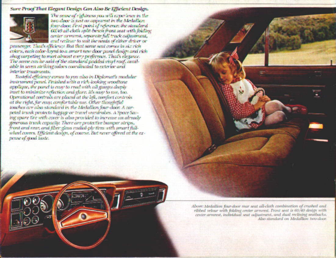 1978 Dodge Diplomat Brochure Page 8